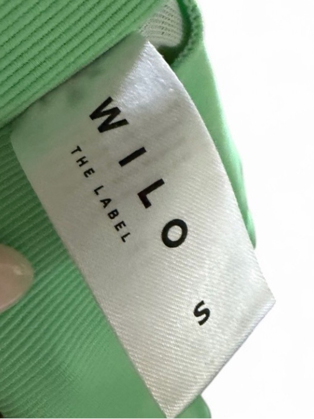 WILO The Label Ribbed Sports Bra | Mint Green | Size Small Athletic | Australia - Picture 6 of 7